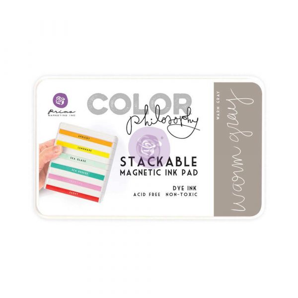 Color Philosophy Stackable magnetic ink pad- Warm Grey