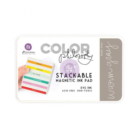 Color Philosophy Stackable magnetic ink pad- Warm Grey