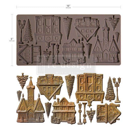 Re Design Decor Mould -  Christmas Village