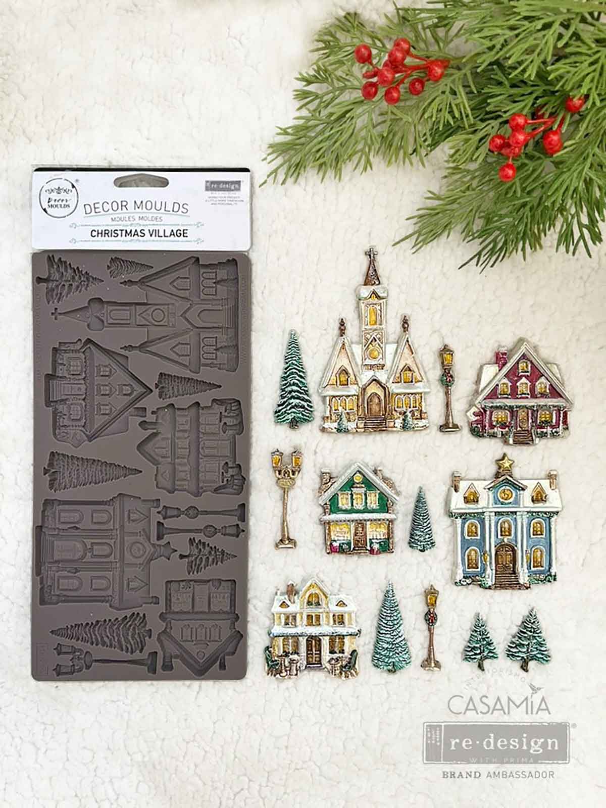 Re Design Decor Mould -  Christmas Village