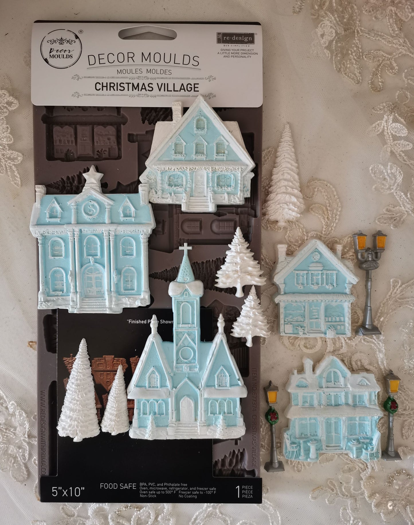 Re Design Decor Mould -  Christmas Village