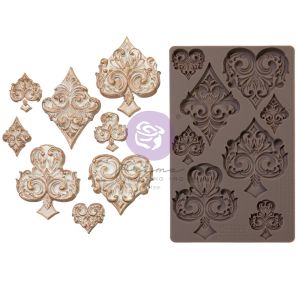 Re Design Decor Mould Lost in Wonderland Deck of Cards