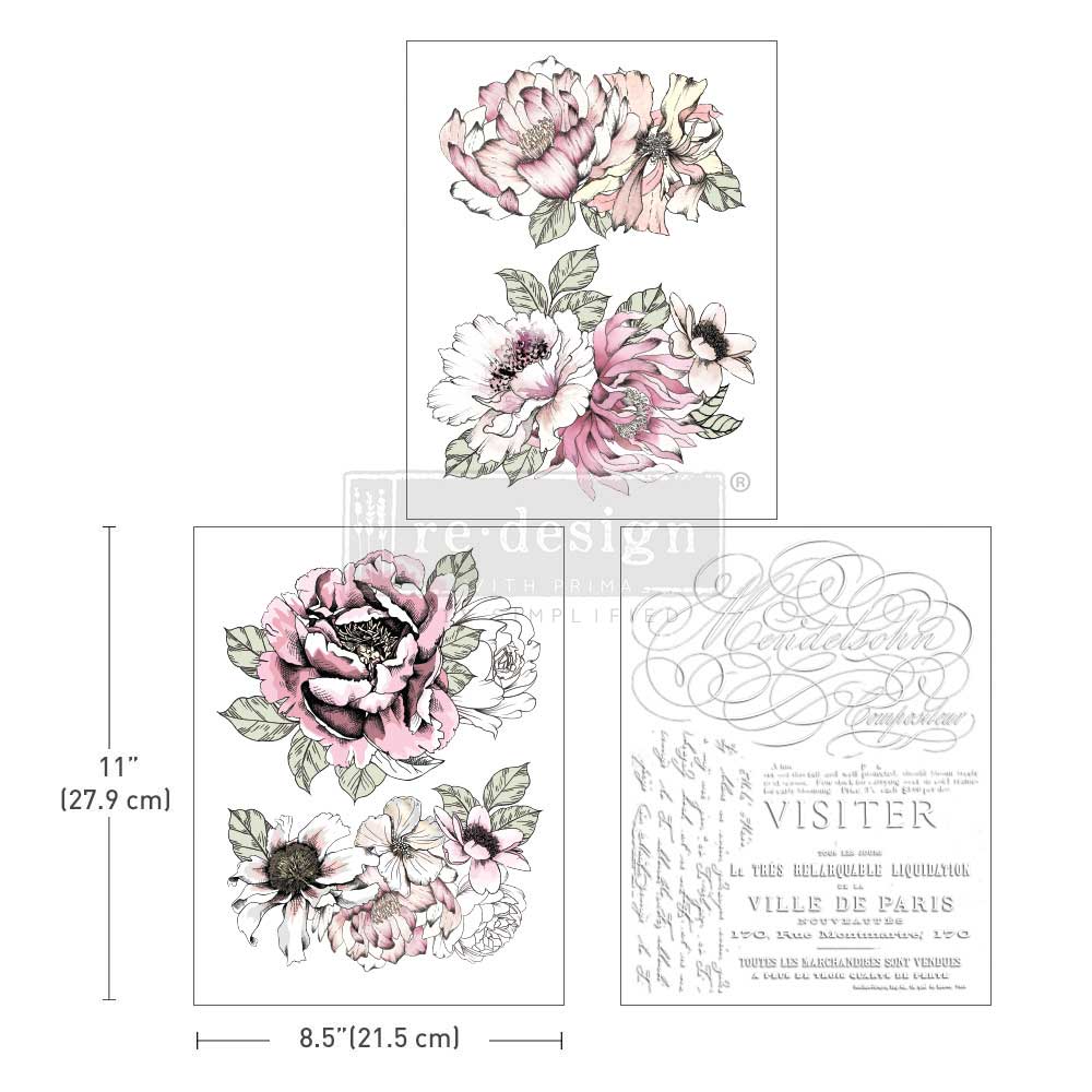 Redesign Decor Middy Transfer - Desert Rose