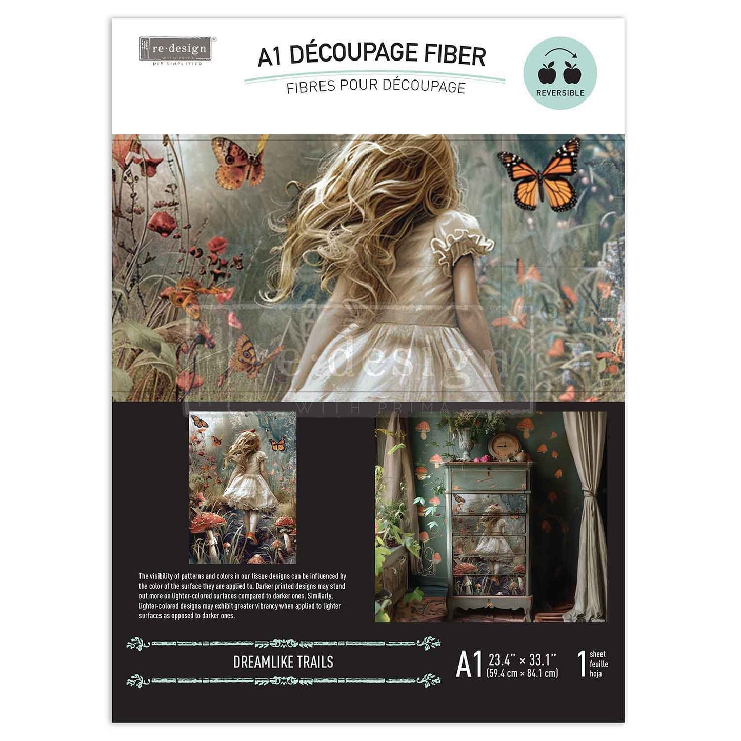 ReDesign A1 Decoupage Decor Fiber - Dreamlike Trails