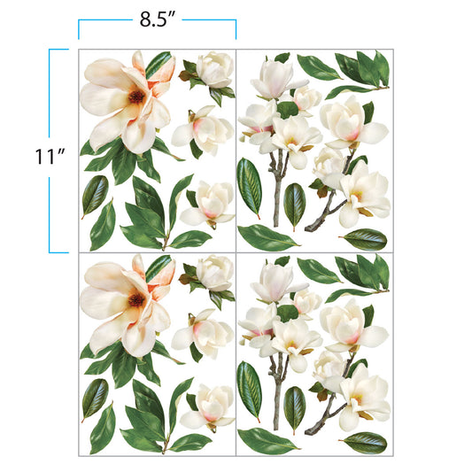 Prima Infusible Heat Transfers - 8.5" x 11" - Elegant Magnolia 4 Sheets