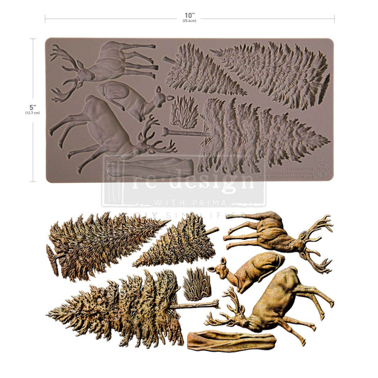 Re Design Decor Mould -  Evergreen Christmas Magic