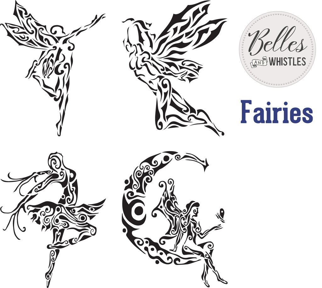 Dixie Belle Belles and Whistles Mylar Stencil - Fairies