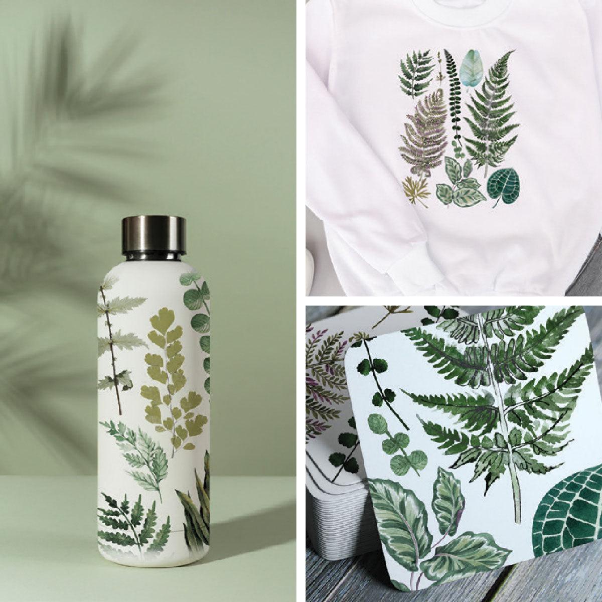Prima Infusible Heat Transfers - 8.5" x 11" - Fern & Greens 4 Sheets