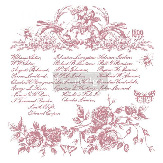 Redesign Clearly-Aligned DÉCOR STAMPS – Floral Script