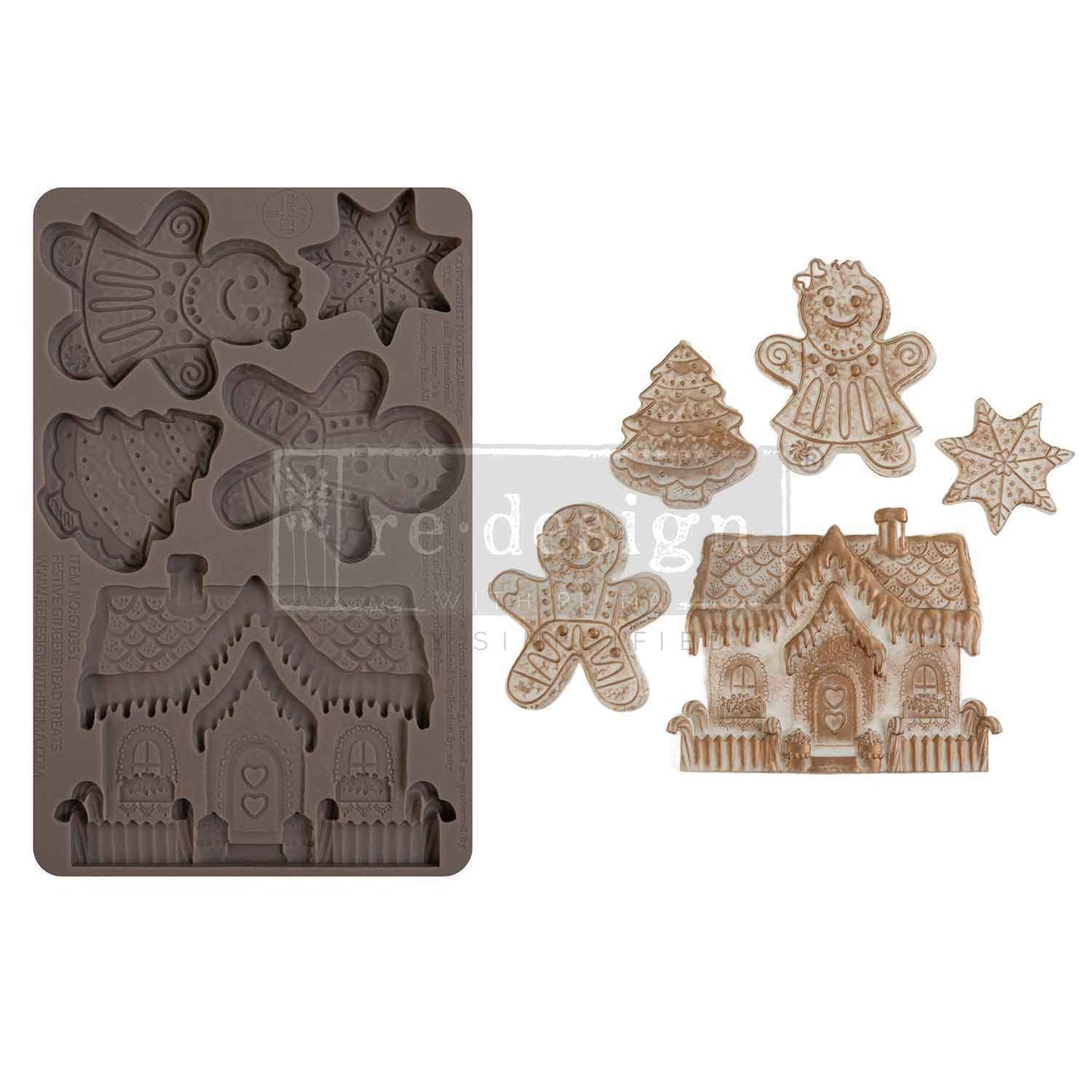 Re Design Decor Mould Festive Gingerbread Treats