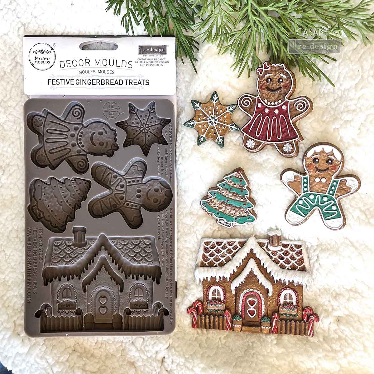 Re Design Decor Mould Festive Gingerbread Treats