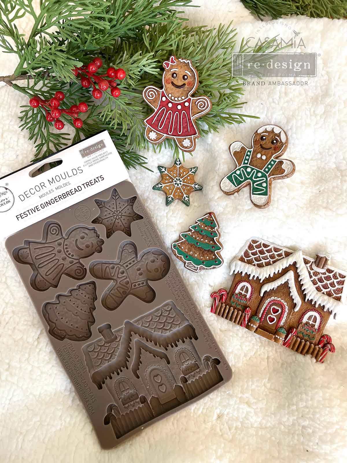 Re Design Decor Mould Festive Gingerbread Treats