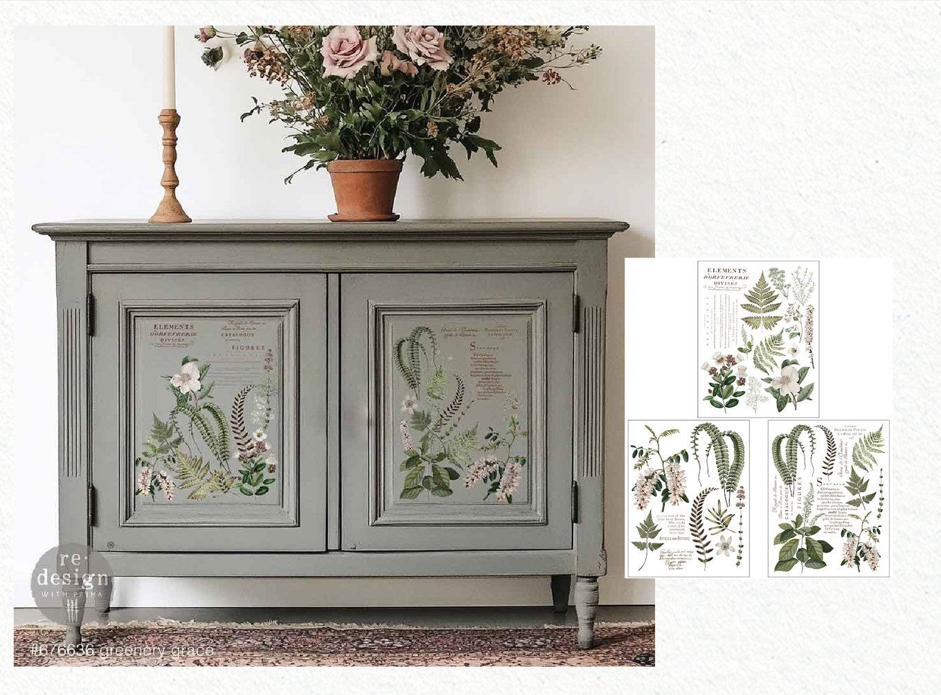 Redesign Decor Middy Transfer - Greenery Grace