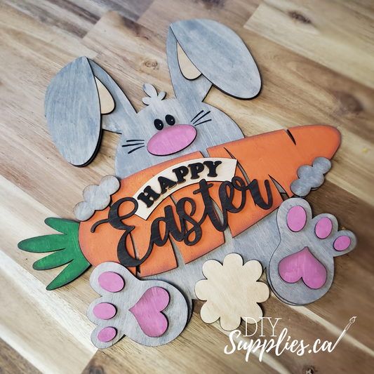 Happy Easter - Ready to Paint & Glue