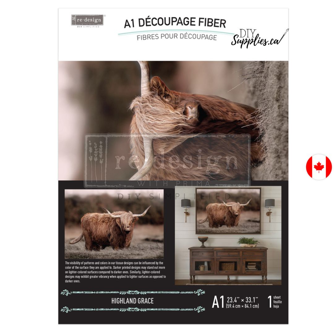 ReDesign A1 Decoupage Decor Fiber - Highland Grace