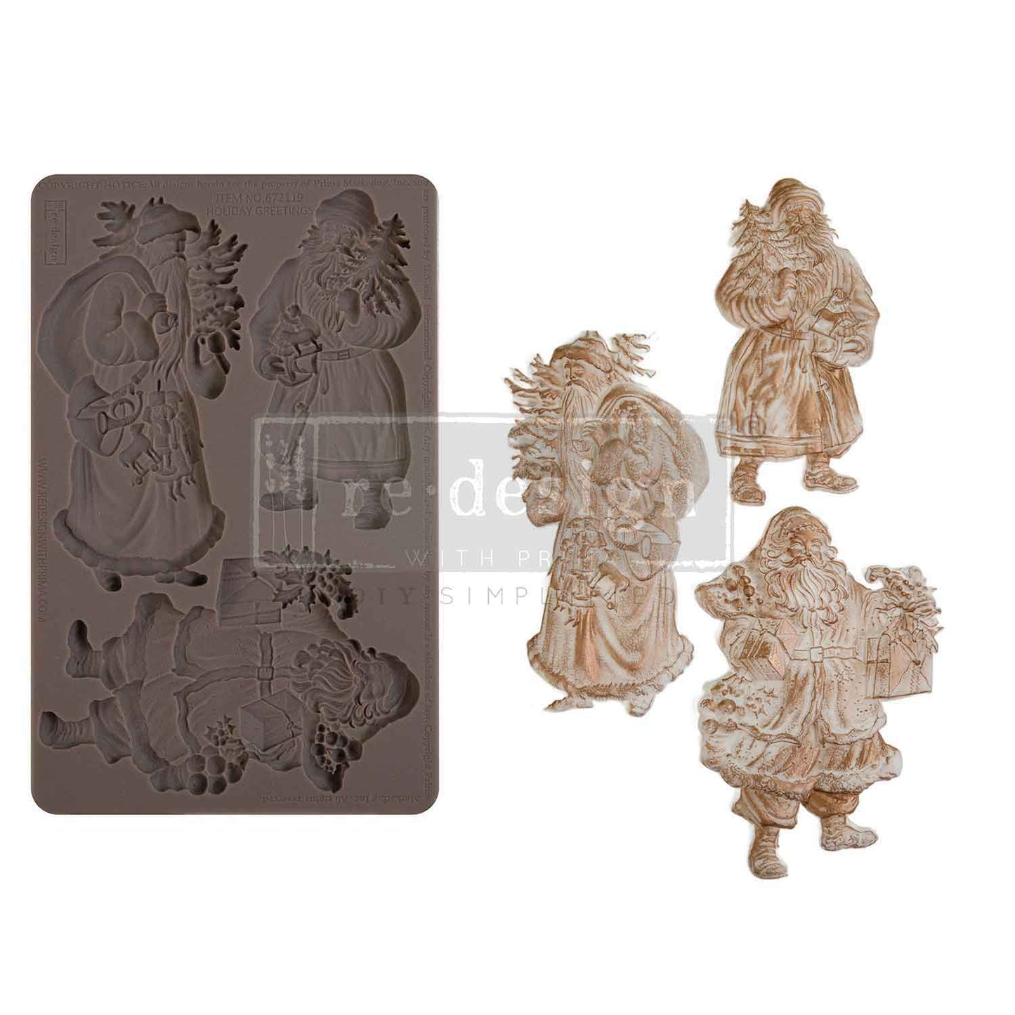 Re Design Decor Mould Holiday Greetings