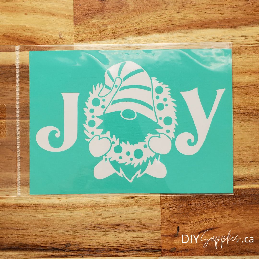 Adhesive Silk Screen Mini Stencil 5 x 7 - Joy