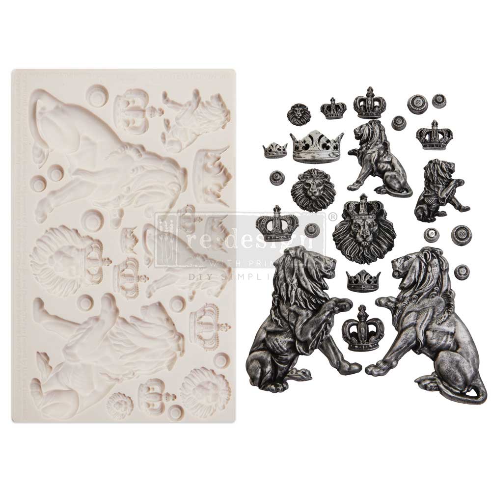 Finnabair Decor Mould - Regal Lions