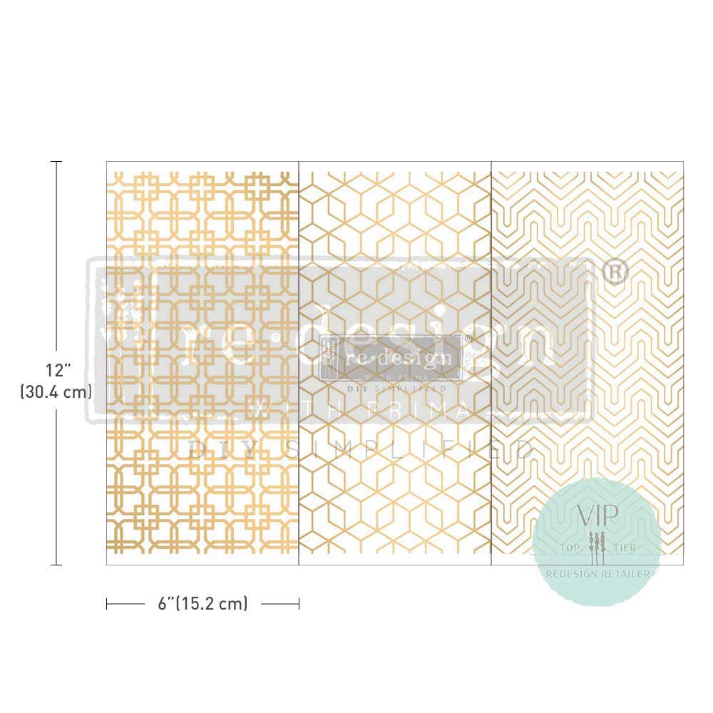 Re-Design Decor Transfers - Motif Geometrique