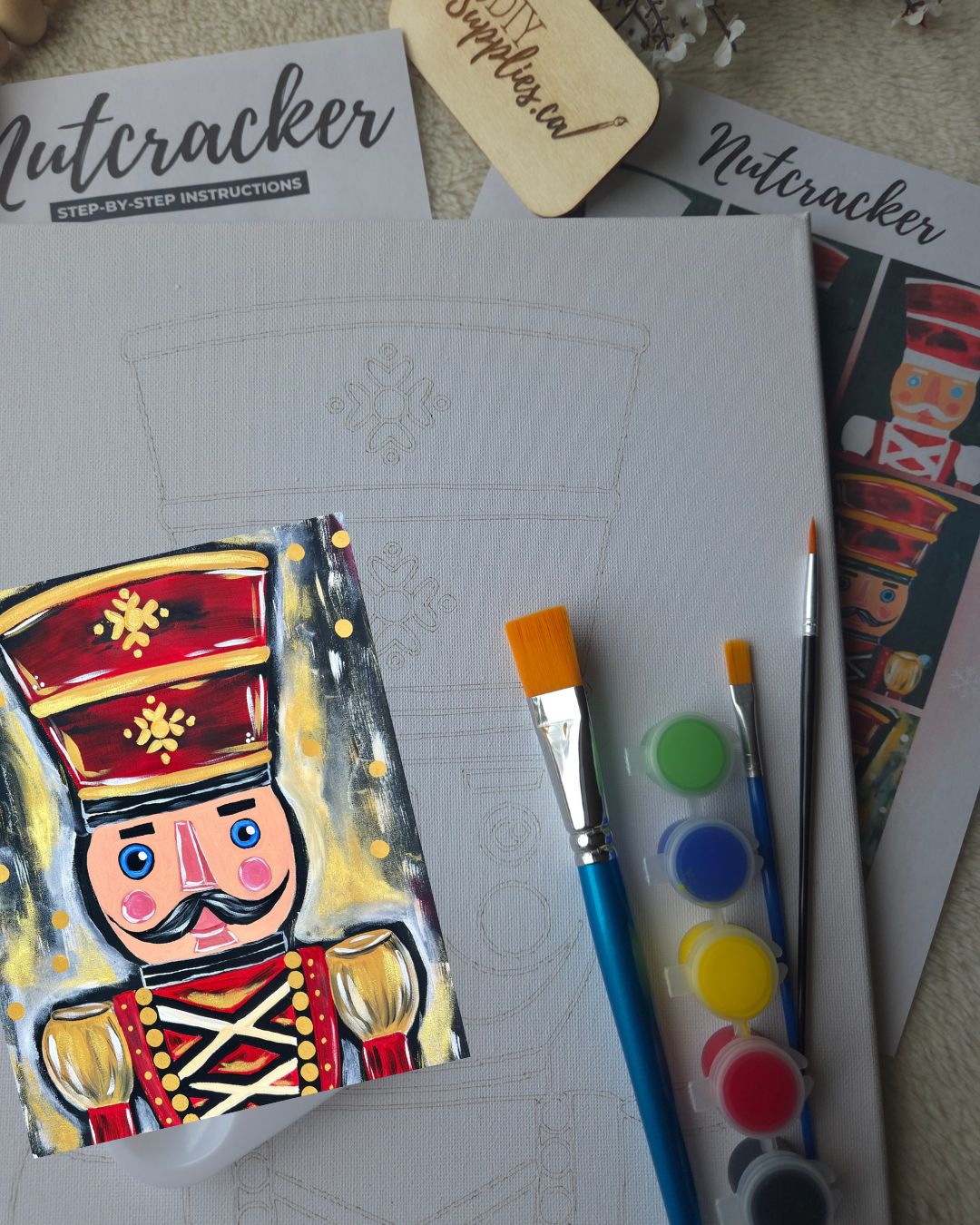 "Arty Party" Canvas Painting Kit - Nutcracker