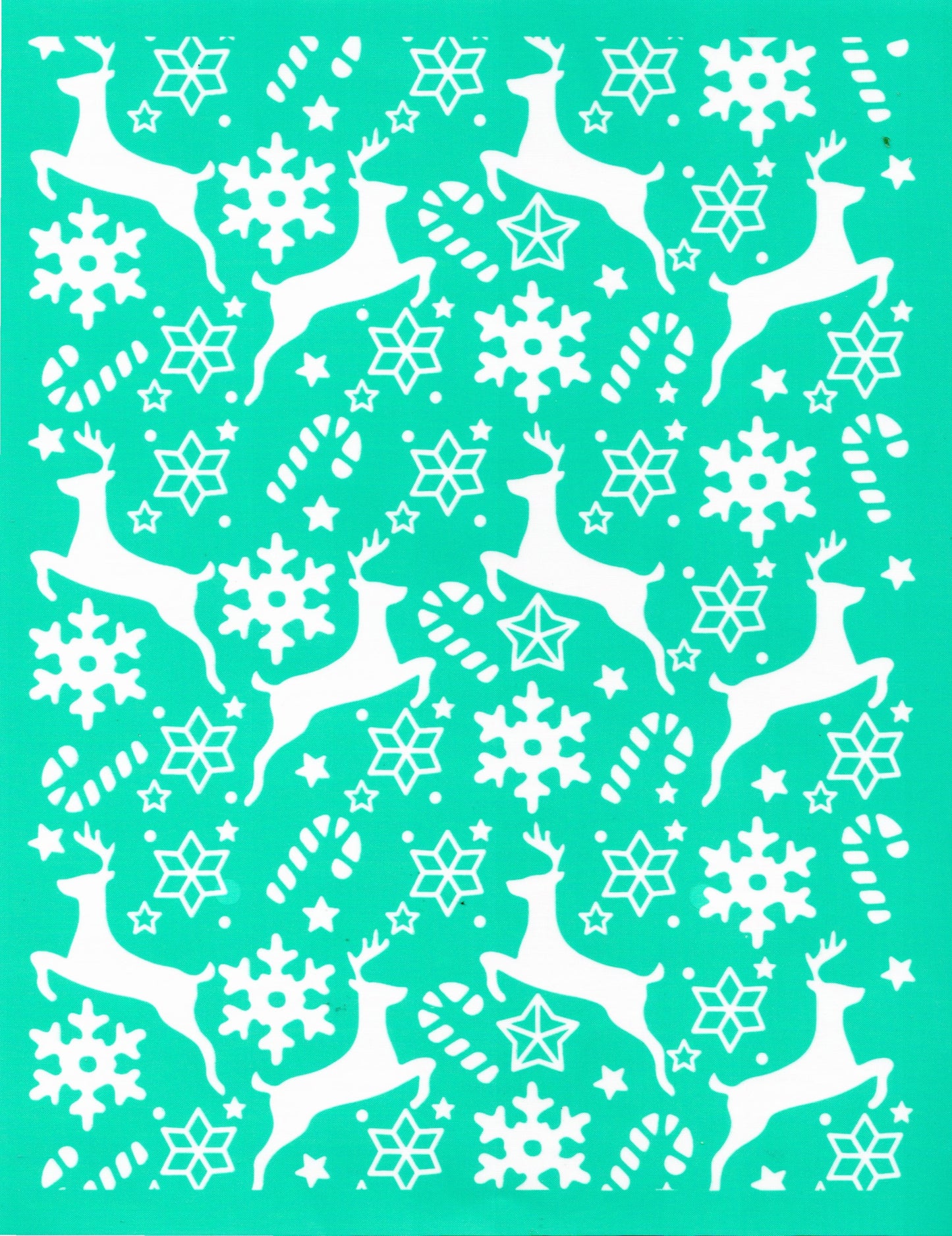 Adhesive Silk Screen Stencil - Oh Dear Pattern