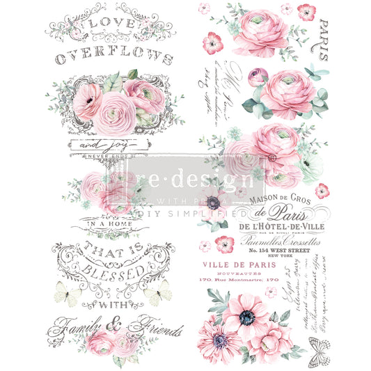 Redesign Decor Transfer - Overflowing Love