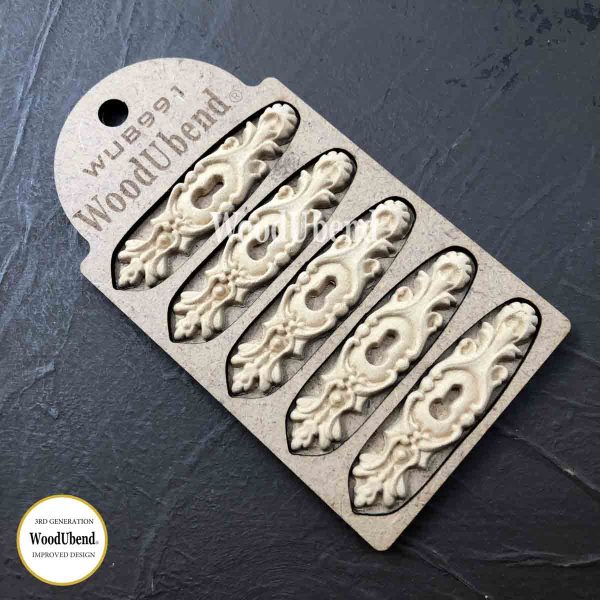 Pack of Five Keyholes WUB0991 7×1.5cm SKU