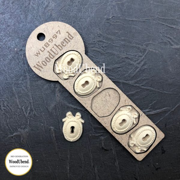 Pack of Five Keyholes WUB0997 3×3.5cm SKU