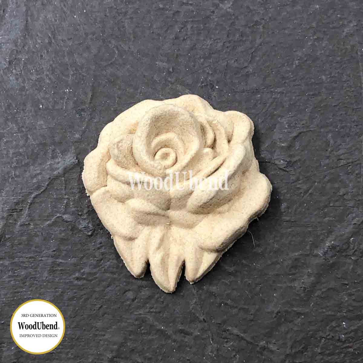 Pack of Five Small Roses WUB0342 3.5×3.5cm SKU