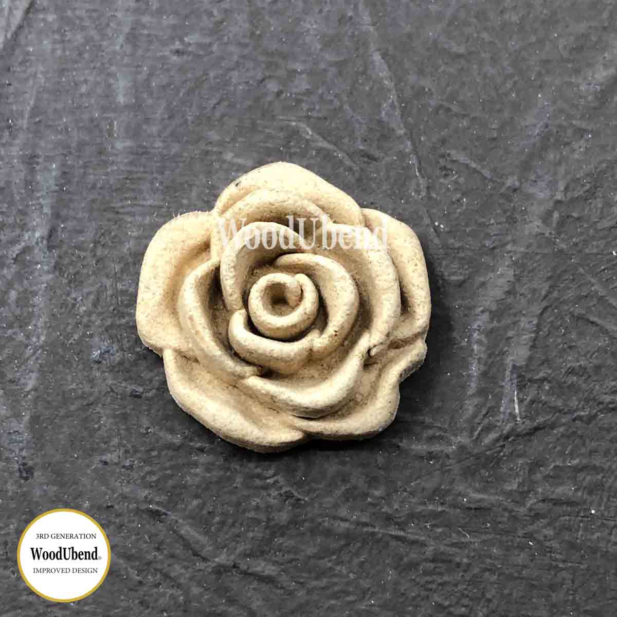 Pack of Five Swirl Rose Buds WUB0344 2.7×2.7cm SKU