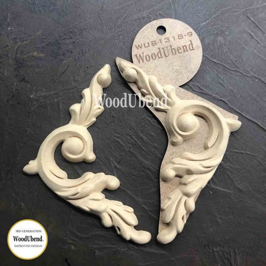 Set of Baroque Corners WUB1318-9 15.5x9cm SKU