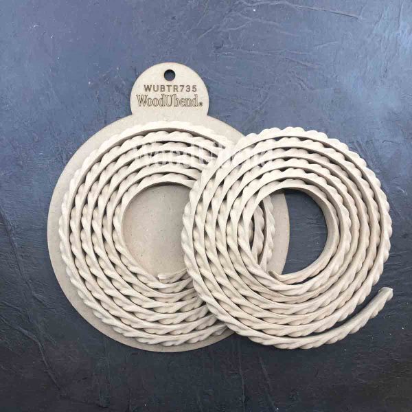 Pack of Two Cable & Bead Trims TR735 215x1cm SKU