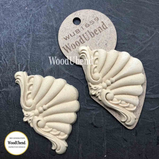 Pack of two Decorative Plumes WUB1659 9×5.5cm SKU