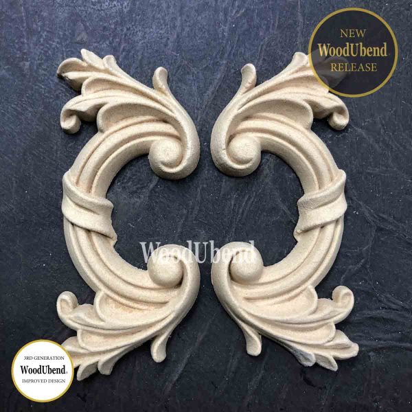 Set of Elaborate Scrolls WUBX1017.11 5.5×10.3cm SKU