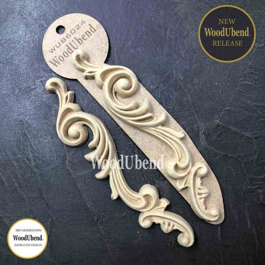 Set of Scroll Drops WUB6024 19x5cm SKU