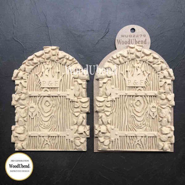 Set of Medieval Doors WUB2279 17.7x 13.2cm SKU