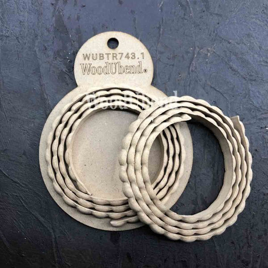 Pack of Two Modern Bead Trims TR743.1 100x1cm SKU