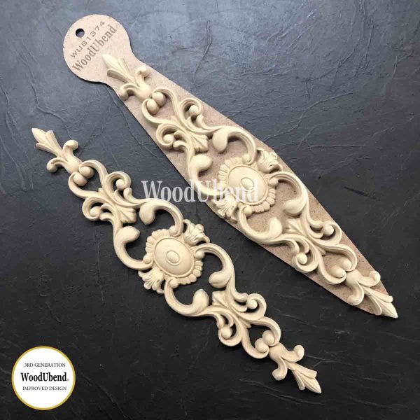 Pack of Two Pediments WUB1374 7.5x34cm SKU