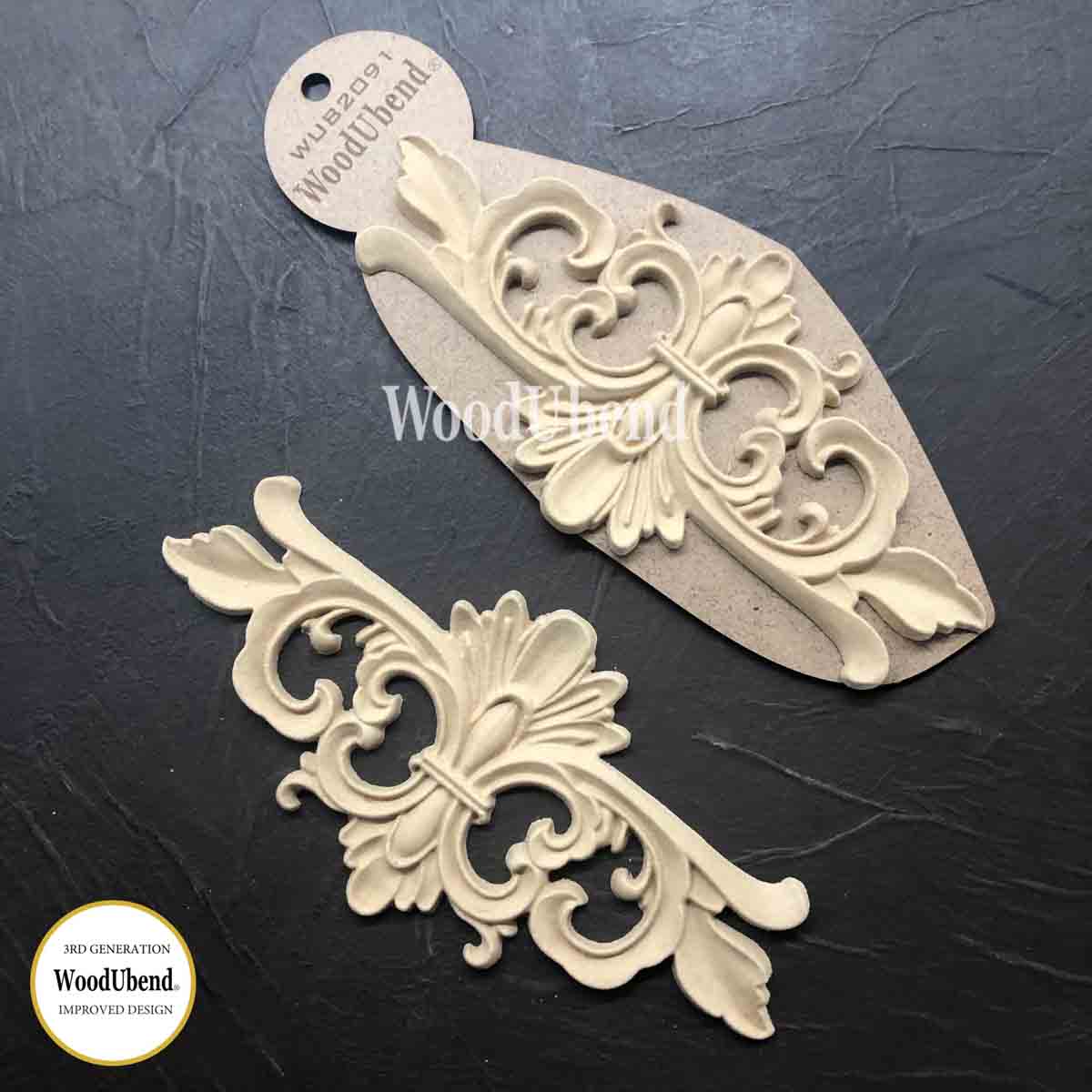 Pack of Two Pediments WUB2091 10x21cm SKU