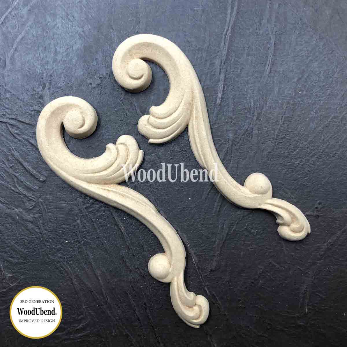 Set of Scrolls WUB0358-9 10×3.5cm SKU