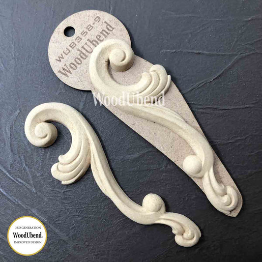 Set of Scrolls WUB0358-9 10×3.5cm SKU