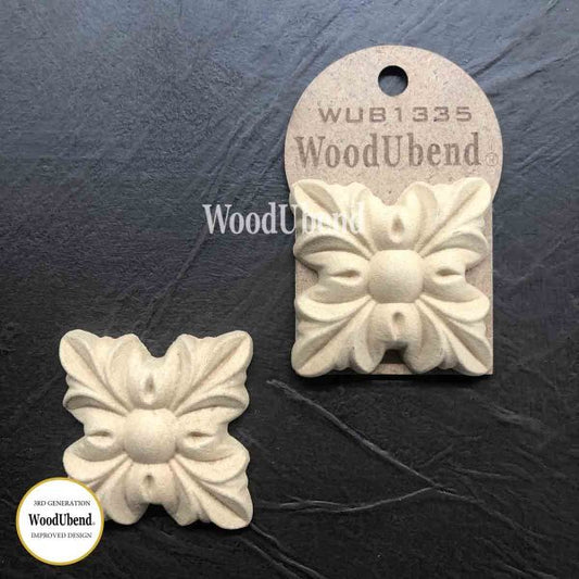 Pack of Two Square Flower Centrepieces WUB1335 5.5×5.5cm SKU