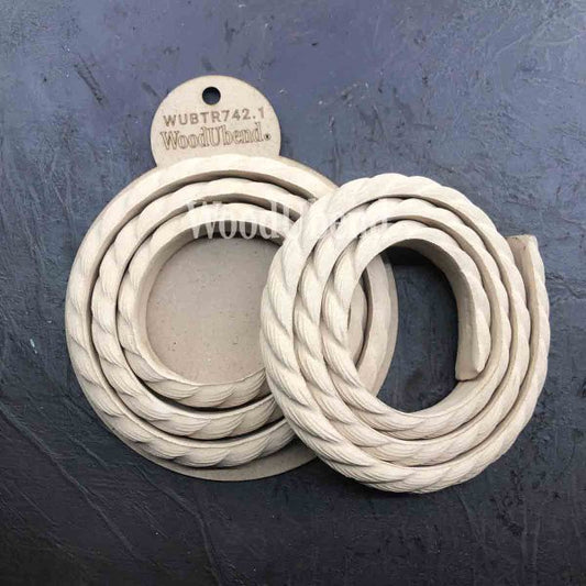 Pack of Two Textured Rope Trims TR742.1 100x2cm SKU