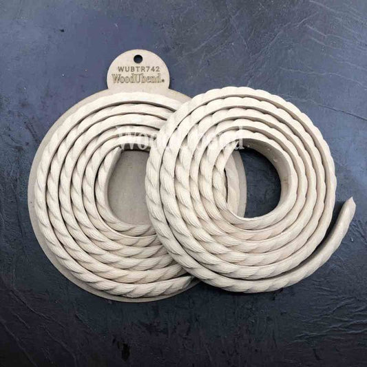 Pack of Two Textured Rope Trims TR742 215x2cm SKU