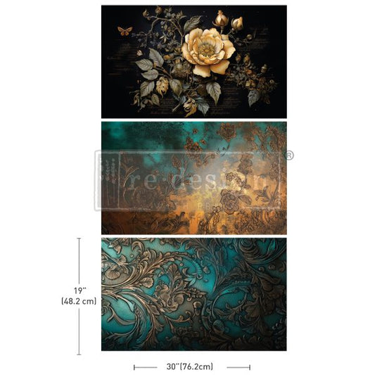 Prima Redesign Decoupage Decor Tissue Paper - Petals Adorned