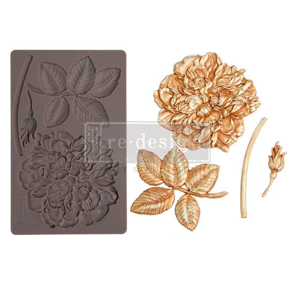 Re Design Decor Mould - Peony Suede
