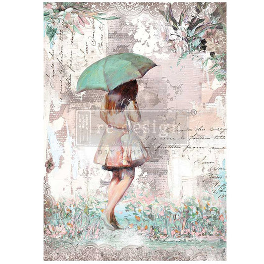 ReDesign A1 Decoupage Decor Fiber - Rainy Afternoon