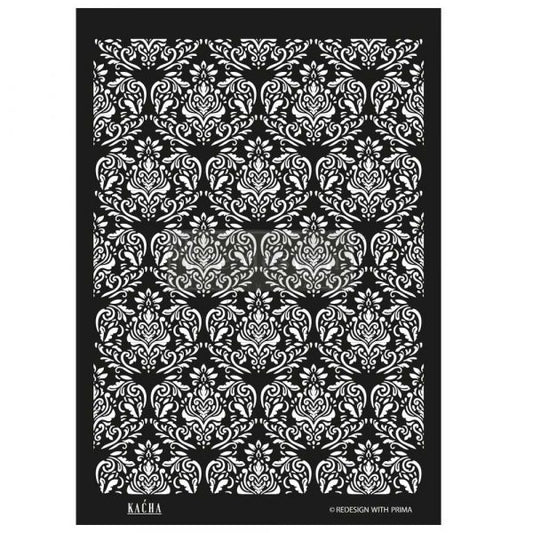 Large Decor Stencil Kacha 16mil Mylar - Renata