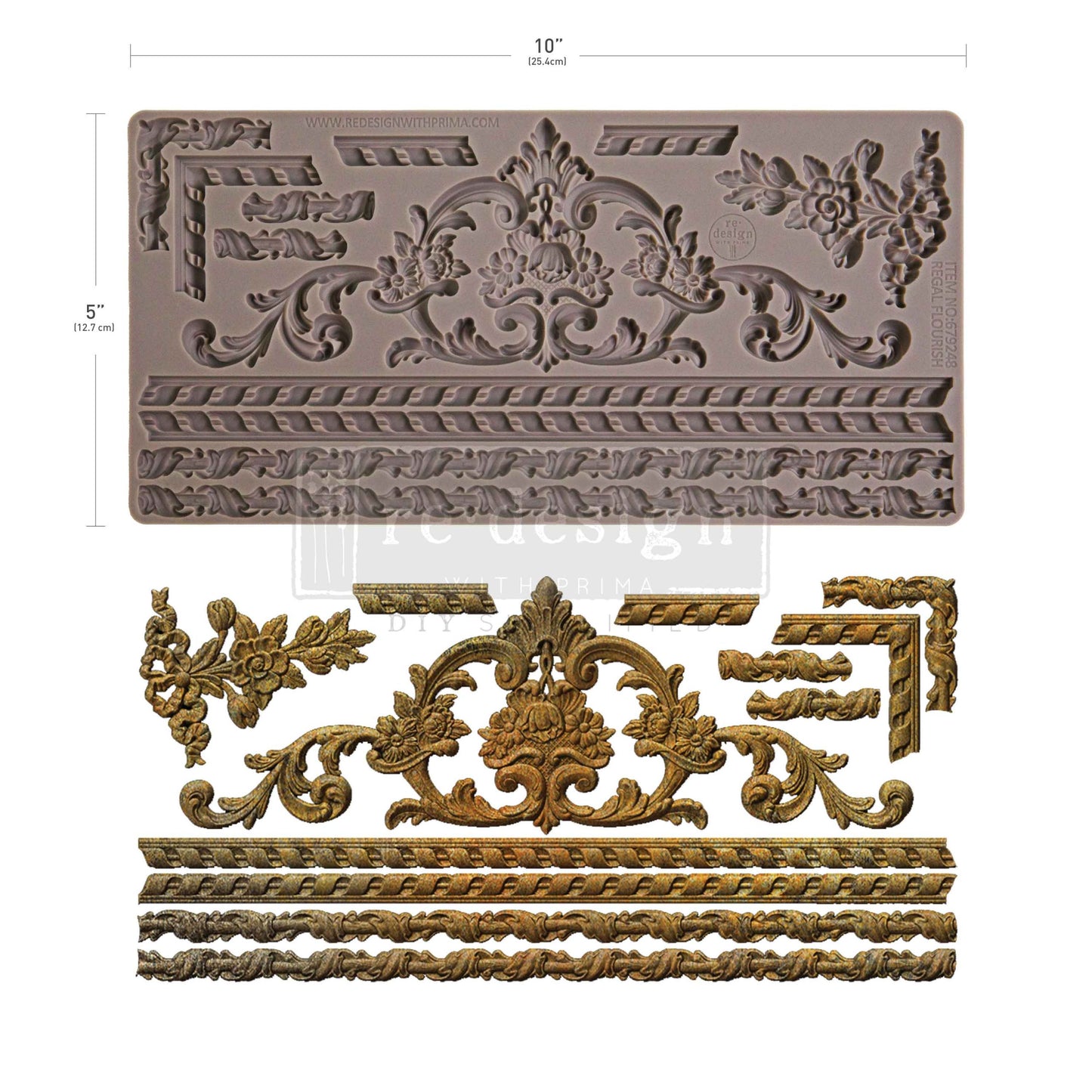 Re Design Decor Mould -  Regal Flourish