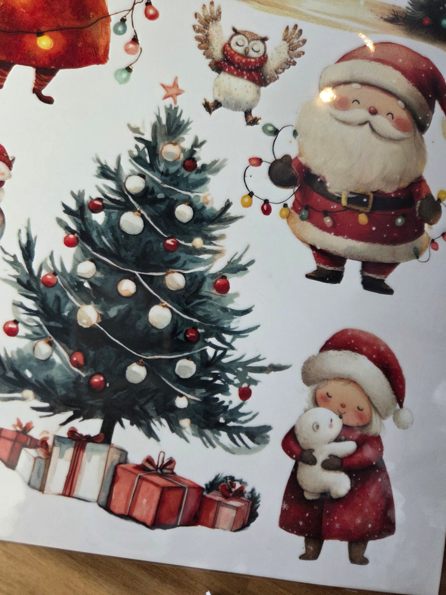 Water Transfer - Holiday Lights 8.5 x 11  Transfer Sheet